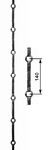 33.001 Pręt otworowy 14 otw.14,5 rozstaw 140 H2000