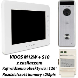 Zestaw Vidos X  monitor M12W-X + stacja S10