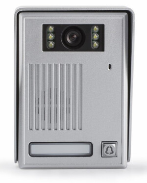 S35 Stacja bramowa z kamerą jednoabonentowa kolor srebrny