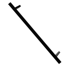 Pochwyt-antaba jednostronny prostokątny 45°, 20x40x1200 mm czarny