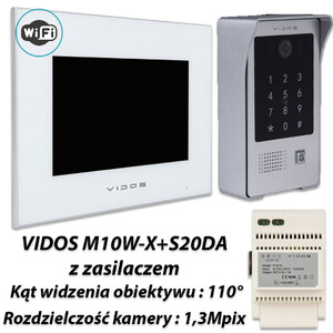 Zestaw Vidos X Wifi monitor M10W-X + stacja S20DA