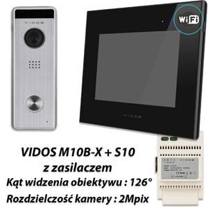 Zestaw Vidos X Wifi monitor M10B-X + stacja S10