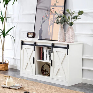 Loftowy system Mini BARNDOOR do szafek przesuwnych 1,25 m wzór klasyczny