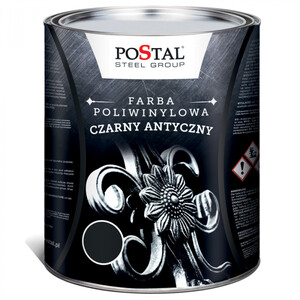 70.002.02 Farba poliwinylowa czarny antyczny 10 l