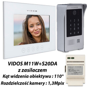 Zestaw Vidos X  monitor M11W + stacja S20DA