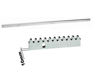 60.050 Zahnstange aus Stahl L1000 x 10 mm