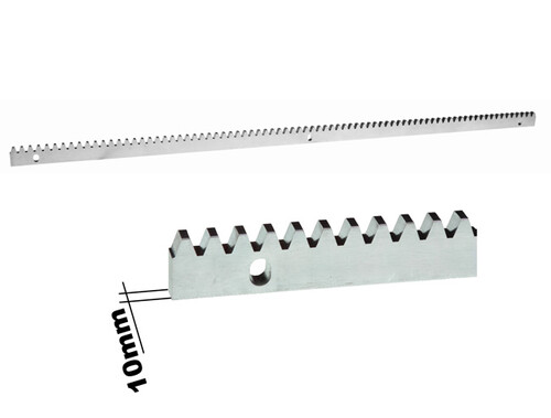 Listwa zębata stalowa metrowa grubość  10 mm