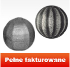 Kule pełne fakturowane