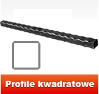 Profile fakturowane kwadratowe