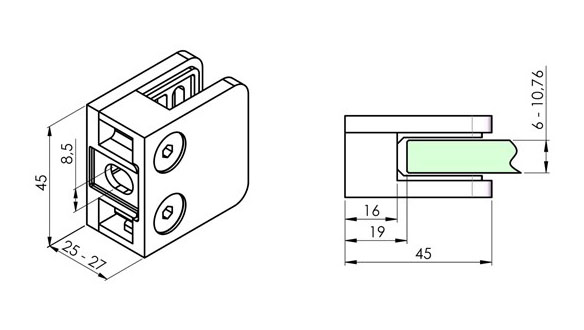 N01.45K1.4XP Rysunek techniczny