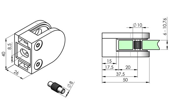 N01.50D1.4XP Rysunek techniczny