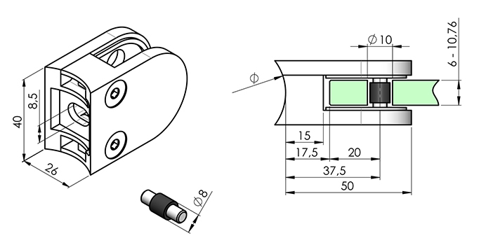 N01.50D1.ZAR rysunek techniczny