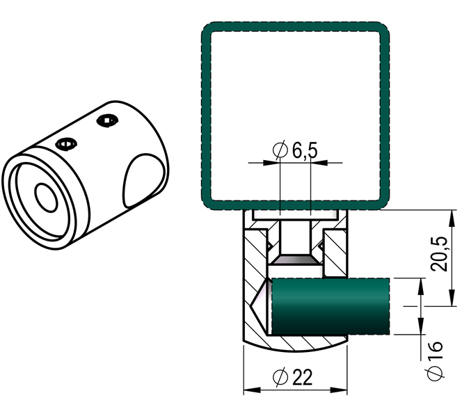 N02.0316.4XS Rysunek techniczny