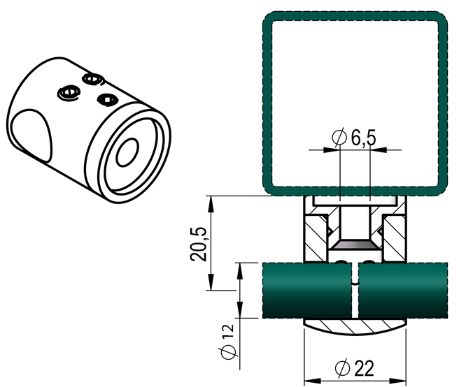 N02.0412.4XS Rysunek techniczny