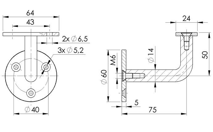 N05.0201.4XS rysunek techniczny