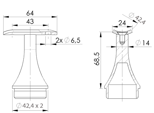 N06.04B2.4BS Rysunek techniczny