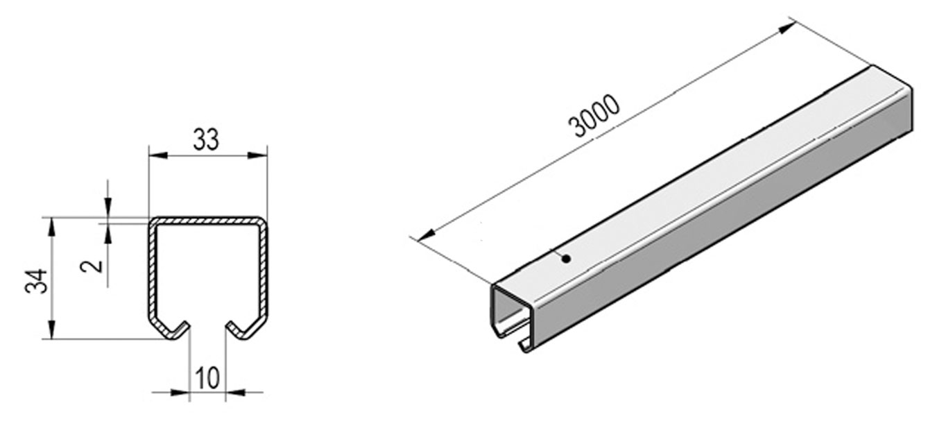 SPIN 42X54 rysunek techniczny
